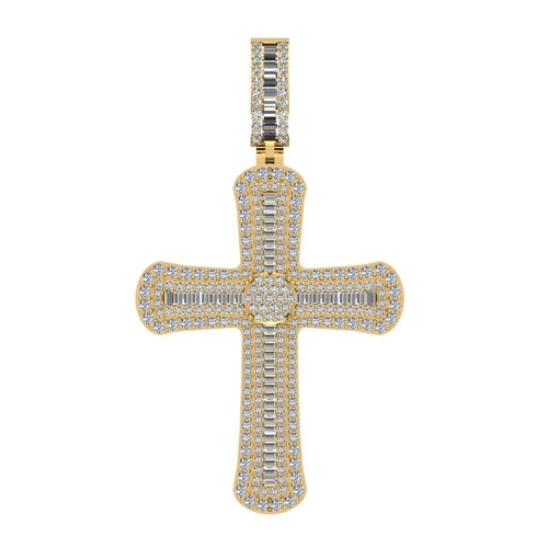 HIP-HOP CROSS PENDANT 3D Print 522907