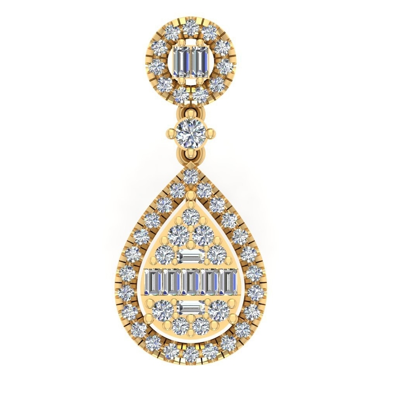 PEAR SHAPE PENDANT