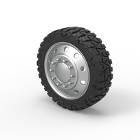 10 Hole front semi wheel for pickup Scale 1:25 - Thumbnail 7