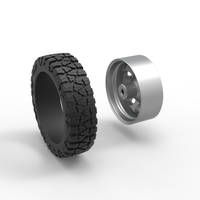 10 Hole front semi wheel for pickup Scale 1:25 - Thumbnail 11