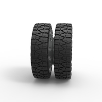 10 Hole rear semi wheel for pickup Scale 1:25 - Thumbnail 3