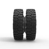 10 Hole rear semi wheel for pickup Scale 1:25 - Thumbnail 4