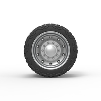 10 Hole rear semi wheel for pickup Scale 1:25 - Thumbnail 5