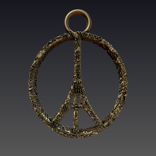 Eiffel Tower of Peace 3D Print 52305