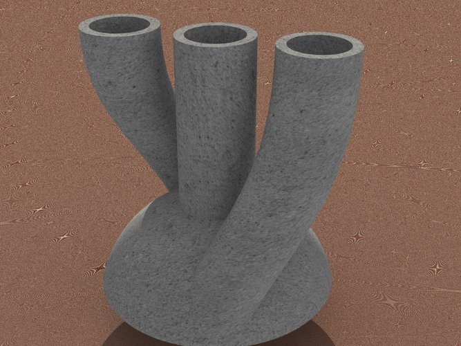 Trio vase small 3D Print 52310