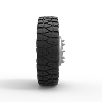 10 Square Hole front semi wheel for pickup Scale 1:25 - Thumbnail 4