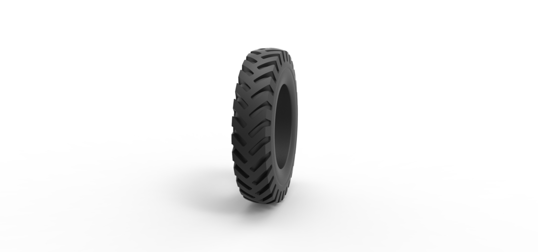 Diecast military tire 10 Scale 1:25 3D Print 523175