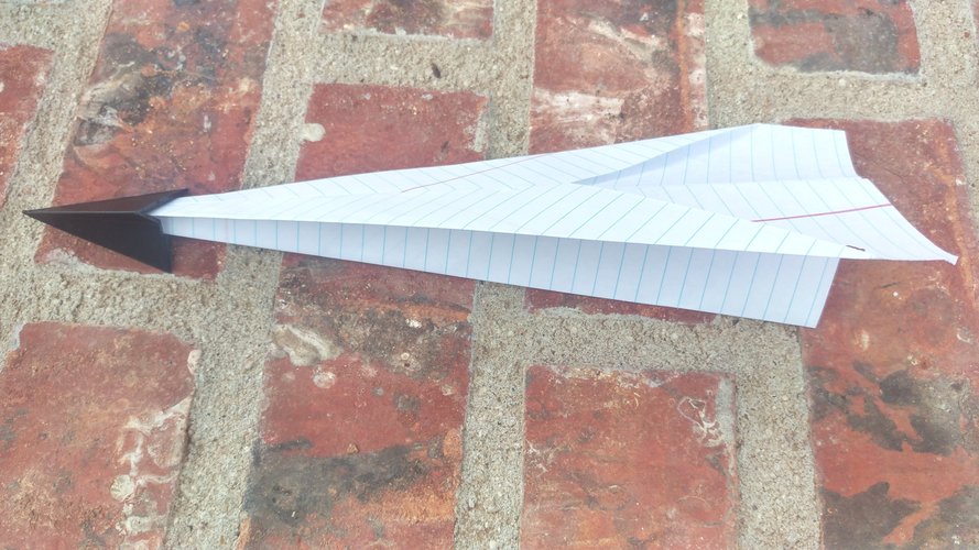 paper plane nose 3D Print 52319