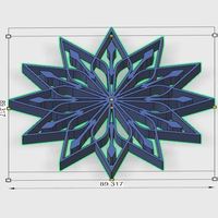 snowflake blue - Thumbnail 3