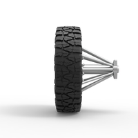 Front slab semi wheel for pickup Scale 1:25 - Thumbnail 4