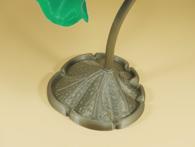 art nouveau lotus lamp 3D Print 52344
