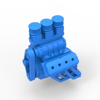 Engine V8 for vintage Monster truck 1:25 - Thumbnail 2