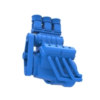 Engine V8 for vintage Monster truck 1:25 - Thumbnail 3