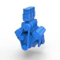 Engine V8 for vintage Monster truck 1:25 - Thumbnail 4