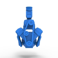 Engine V8 for vintage Monster truck 1:25 - Thumbnail 6