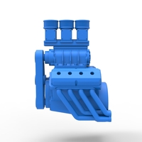 Engine V8 for vintage Monster truck 1:25 - Thumbnail 9