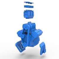 Engine V8 for vintage Monster truck 1:25 - Thumbnail 16