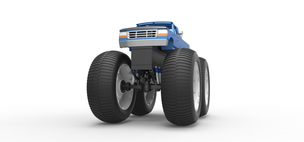 Vintage Monster Truck Scale 1:25 3D Print 523755