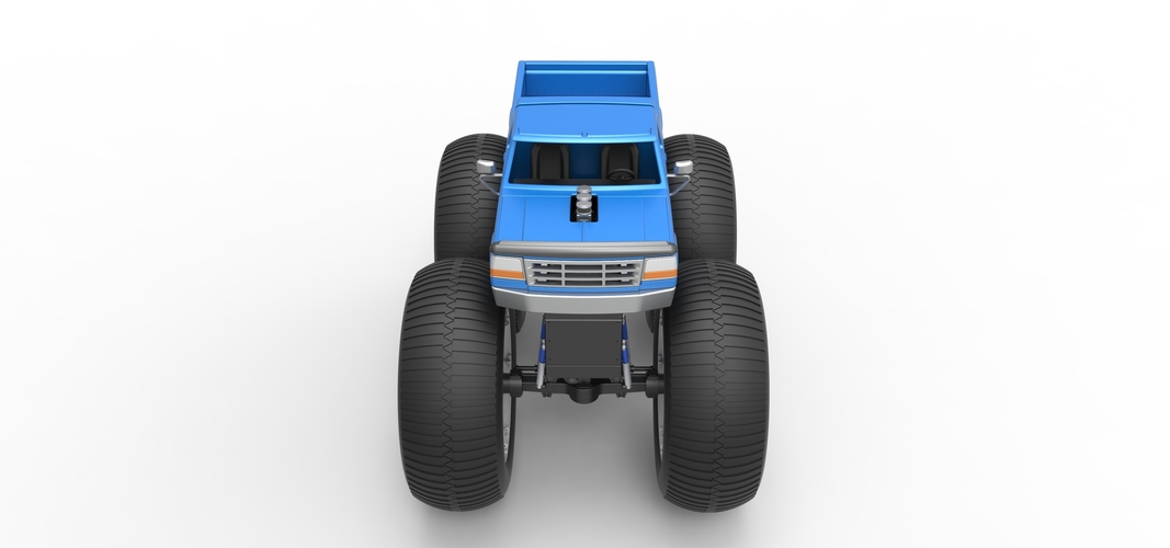 Vintage Monster Truck Scale 1:25 3D Print 523756