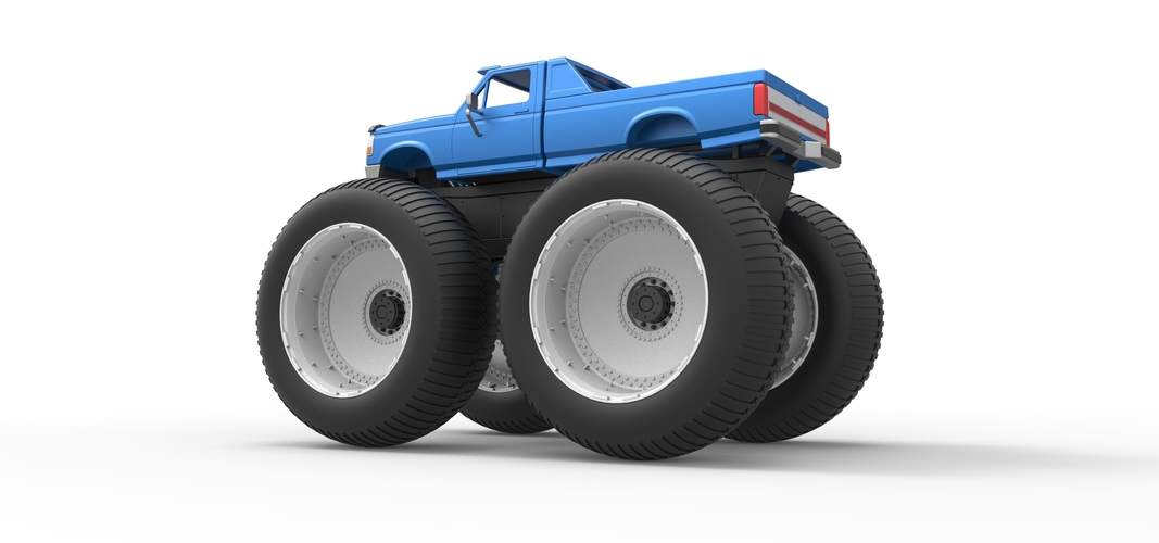 Vintage Monster Truck Scale 1:25 3D Print 523762