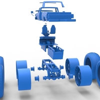 Vintage Monster Truck Scale 1:25 - Thumbnail 25