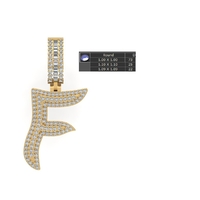 HIP HOP F PENDANT  - Thumbnail 5