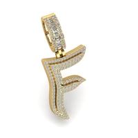 HIP HOP F PENDANT  - Thumbnail 7