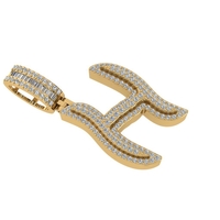 HIP HOP H PENDANT - Thumbnail 3