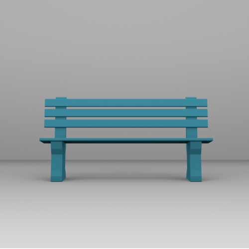 Bench for architectural project 3D Print 52390
