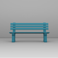 Bench for architectural project - Thumbnail 1