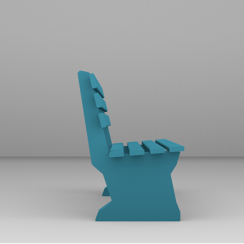 Bench for architectural project 3D Print 52391