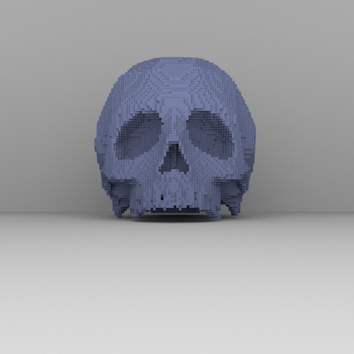 Minecraft Skull 3D Print 52399
