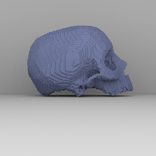 Minecraft Skull 3D Print 52400