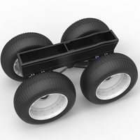 Diecast Chassis of vintage monster truck Scale 1:25 - Thumbnail 2