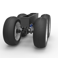 Diecast Chassis of vintage monster truck Scale 1:25 - Thumbnail 5