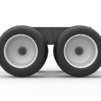 Diecast Chassis of vintage monster truck Scale 1:25 - Thumbnail 8