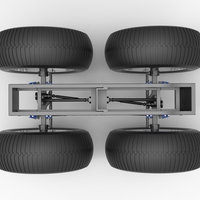 Diecast Chassis of vintage monster truck Scale 1:25 - Thumbnail 10