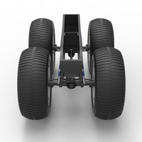 Diecast Chassis of vintage monster truck Scale 1:25 - Thumbnail 14