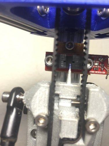 Mini Kossel carriage for optical endstop 3D Print 52402