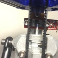 Small Mini Kossel carriage for optical endstop 3D Printing 52402