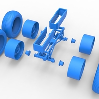 Diecast Chassis of vintage monster truck Scale 1:25 - Thumbnail 20