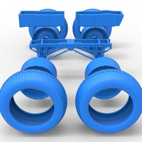 Diecast Chassis of vintage monster truck Scale 1:25 - Thumbnail 23