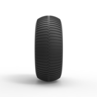 Diecast Wheel from vintage monster truck Scale 1 to 25 - Thumbnail 4