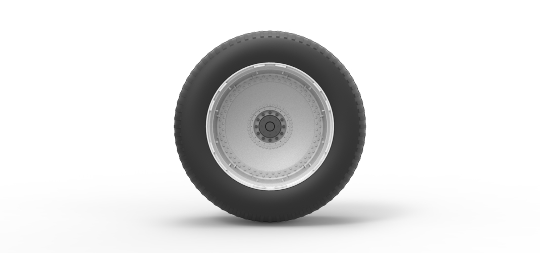 Diecast Wheel from vintage monster truck Scale 1 to 25 3D Print 524031