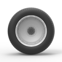 Diecast Wheel from vintage monster truck Scale 1 to 25 - Thumbnail 5