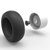 Diecast Wheel from vintage monster truck Scale 1 to 25 - Thumbnail 11