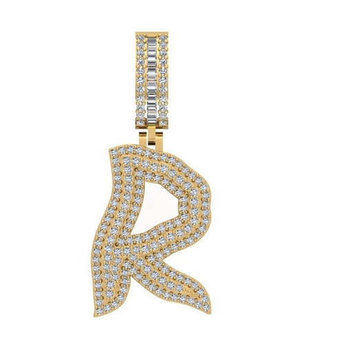 HIP HOP R PENDANT 3D Print 524048