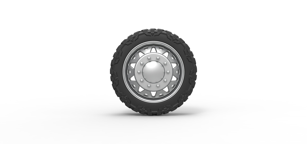 Front semi wheel for pickup Version 1 Scale 1:25 3D Print 524069