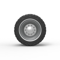 Rear semi wheel for pickup Version 2 Scale 1:25 - Thumbnail 5