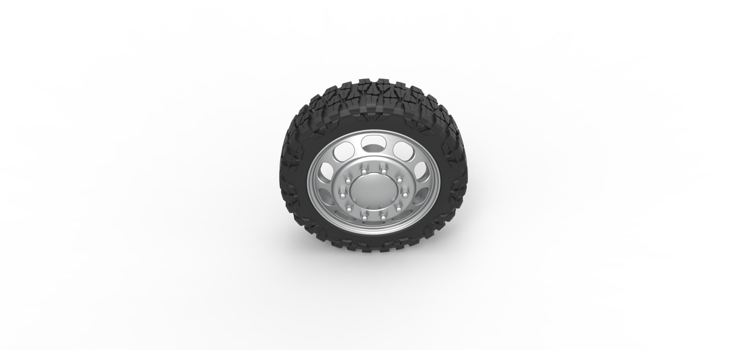 Front semi wheel for pickup Version 4 Scale 1:25 3D Print 524141